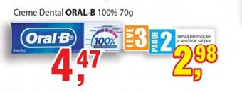 Supermercados Mundial Creme Dental Oral-B 100% 70g oferta
