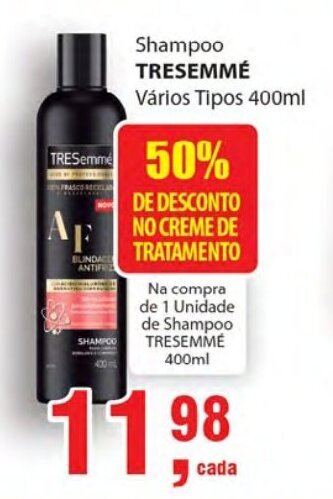 Supermercados Mundial Shampoo Tresemme 400ml oferta