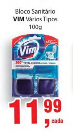 Bloco Sanitario Vim 100g