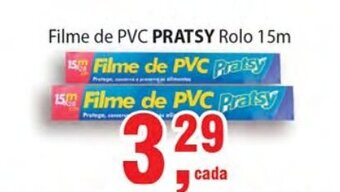 Filme de PVC Pratsy Rolo 15m