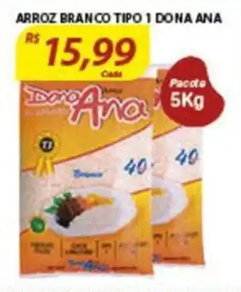 Assaí Atacadista Arroz Branco Tipo 1 Dona Ana 5kg oferta
