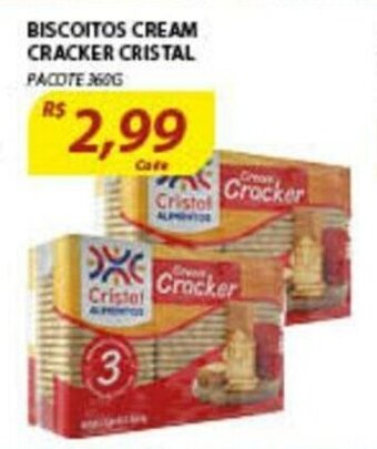 Assaí Atacadista Biscoitos Cream Cracker Cristal 360g oferta