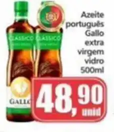 Rede 10 Azeite português Gallo extra virgem vidro oferta