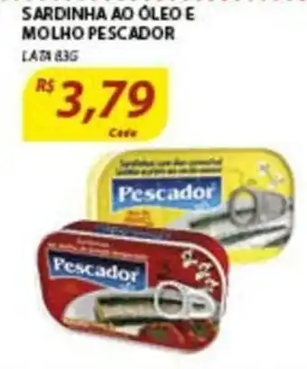 Sardinha Ao Oleo E Molho Pescador 83g