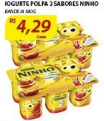 Assaí Atacadista Iogurte Polpa 3 Sabores Ninho 540g oferta