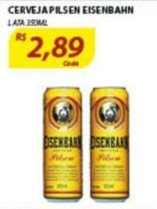 Assaí Atacadista Cerveja Pilsen Eisenbahm 350ml oferta