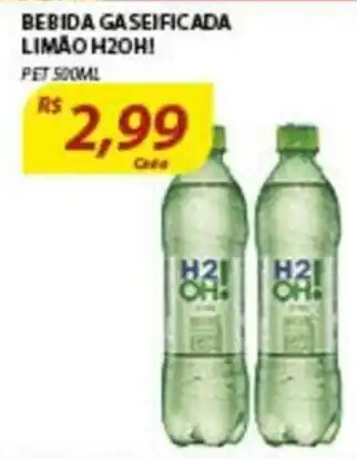 Assaí Atacadista Bebida gaseificada Limao H20H! 500ml oferta