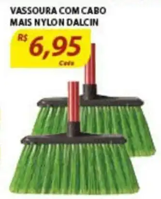 Assaí Atacadista Vassoura com Cabo Mais Nylon Dalcin oferta