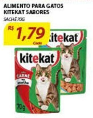 Alimento para Gatos Kitekat Sabores 70g