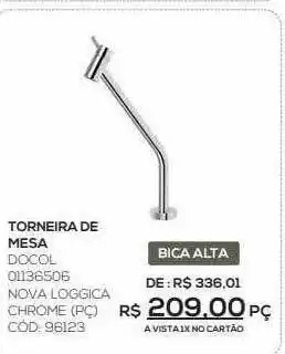 CNR Torneira De Mesa Docol oferta