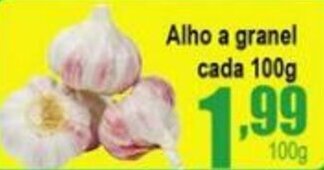Higa's Supermercado Alho a granel 100g oferta