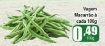 Higa's Supermercado Vagem Macarrao a cada 100g oferta