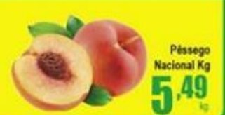 Higa's Supermercado Pessego Nacional 1kg oferta