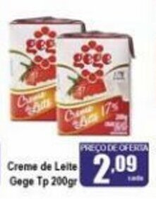 Higa's Supermercado Creme de Leite Gege Tp 200g oferta
