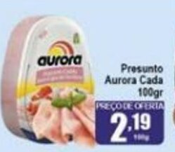 Higa's Supermercado Presunto Aurora Cada 100g oferta