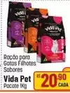 Vida pet - ração para gatos filhotes sabores
