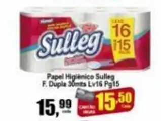 Higa's Supermercado Papel Higiénico Sulleg F. Dupla 30mts Lv16 Pg15 oferta