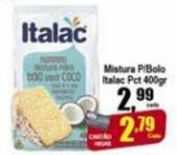 Higa's Supermercado Mistura p/ Bolo Italac pct 400g oferta