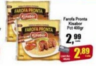 Higa's Supermercado Farofa Pronta Kisabor pct 400g oferta