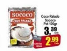 Higa's Supermercado Coco Ralado Sococo pct 100g oferta