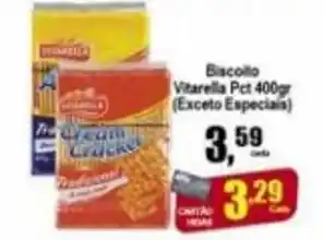 Higa's Supermercado Biscoito Vitarella 400g oferta