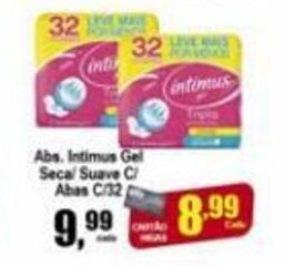 Higa's Supermercado Abs. Intimus Gel Seca/ Suave c/ Abas c/32 oferta