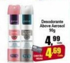 Higa's Supermercado Desodorante Above Aerosol 90g oferta