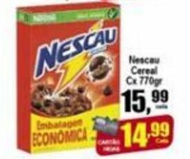 Higa's Supermercado Nescau Cereal Cx 770g oferta