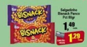 Higa's Supermercado Salgadinho Bisnack Panco pct 80g oferta