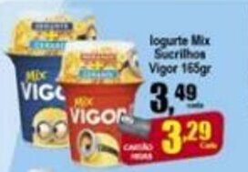 Higa's Supermercado Iogurte Mix Sucrilhos Vigor 165g oferta