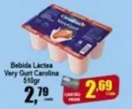 Bebida Lactea Very Gurt Carolina 510g