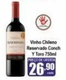 Higa's Supermercado Vinho Chileno Reservado Cocha Y Toro 750ml oferta
