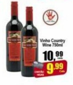 Higa's Supermercado Vinho Country Wine 750ml oferta