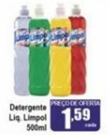Higa's Supermercado Detergente Liq. Limpol 500ml oferta