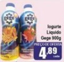 Higa's Supermercado Iogurte Liquido Gege 900g oferta