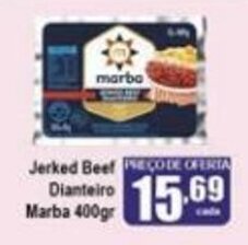 Higa's Supermercado Jerked Beef Dianteiro Marba 400g oferta