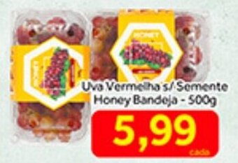 Shibata Supermercados Uva Vermelha s/ Semente Honey 500g oferta
