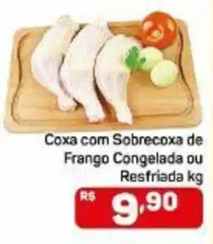 Compre Bem Coxa com Sobrecoxa de Frango Congelada ou Resfriada 1kg oferta