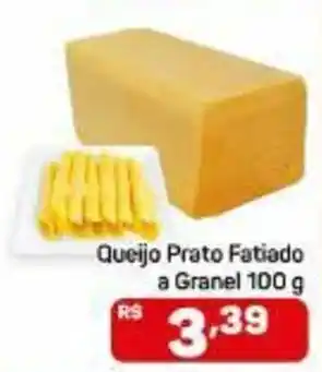 Compre Bem Queijo Prato Fatiado a granel 100g oferta