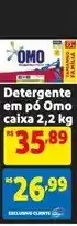 Extra Omo - detergente em pó oferta