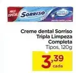 Carrefour Sorriso - creme dental tripla limpeza completa oferta