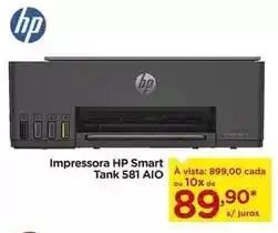 Carrefour Hp - impressora smart tank 581 aio oferta
