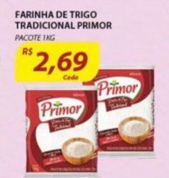 Assaí Atacadista Farinha De Trigo Tradicional Primor 1kg oferta