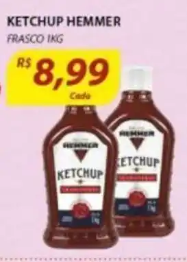 Assaí Atacadista Ketchup Hemmer 1kg oferta