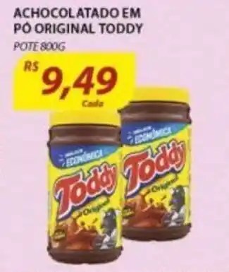 Assaí Atacadista Achocolatado em po Original Toddy 800g oferta