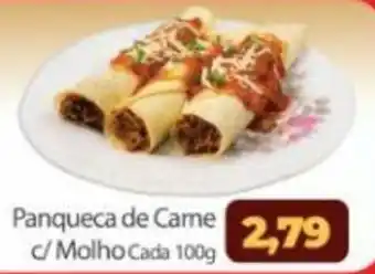 São Judas Tadeu Panqueca de Carne c/ Molho cada 100g oferta