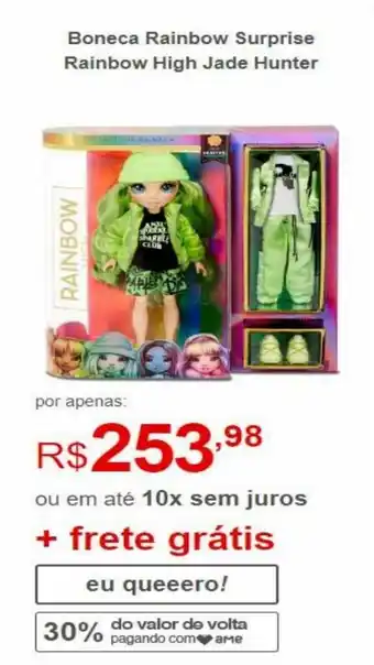 Boneca Rainbow Surprise Rainbow High Jade Hunter