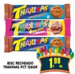 Higa's Supermercado Bisc recheado trakinas pct oferta