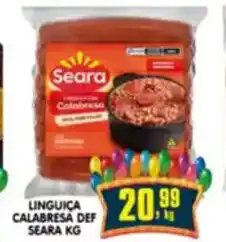 Higa's Supermercado Linguiça calabresa def seara oferta