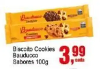 Negreiros Biscoito Cookies Bauducco Sabores oferta